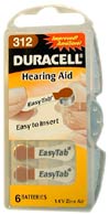 pile auditive Duracell 312