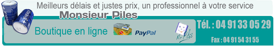 Monsieur Piles boutique en ligne