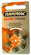 pile auditive rayovac 13